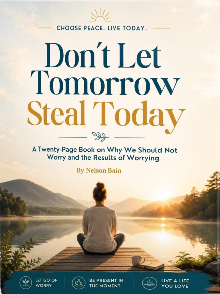Don’t Let Tomorrow Steal Today